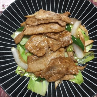 万能！焼肉のたれで焼肉と野菜炒め☆